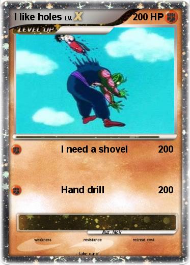 Pokemon I like holes