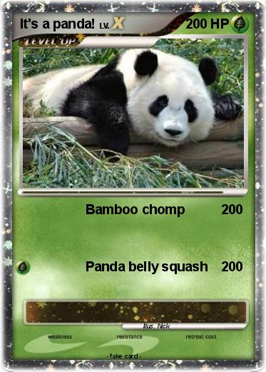 Pokemon It's a panda!
