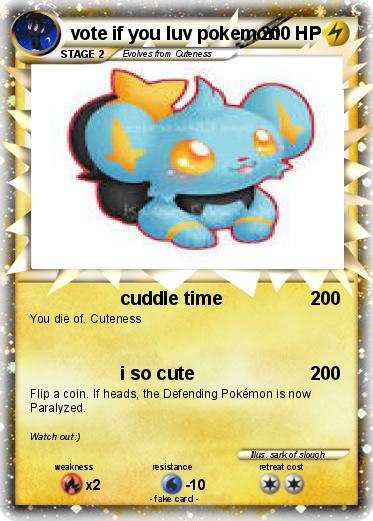 Pokemon vote if you luv pokemon