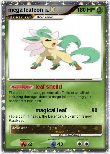 Pokemon mega leafeon