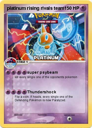 Pokemon platinum rising rivals team