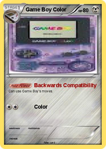 Pokemon Game Boy Color