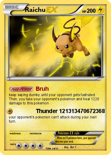 Pokemon Raichu