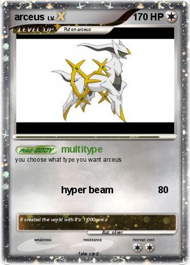 Pokemon arceus