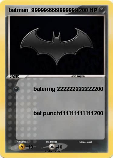 Pokemon batman  999999999999999