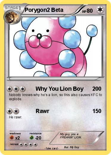 Pokemon Porygon2 Beta