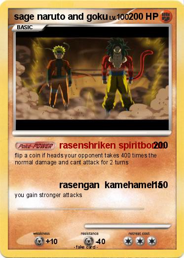 Pokemon sage naruto and goku