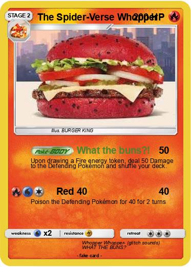 Pokemon The Spider-Verse Whopper