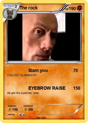 Pokemon The rock
