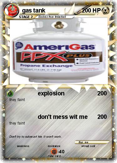 Pokemon gas tank