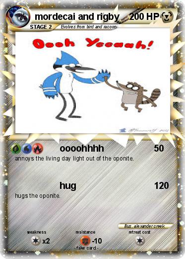 Pokemon mordecai and rigby