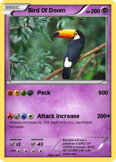 Pokemon Bird Of Doom