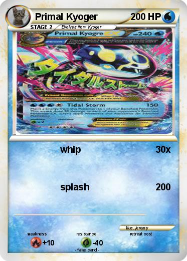 Pokemon Primal Kyoger