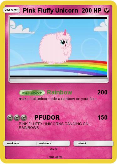 Pokemon Pink Fluffy Unicorn 61