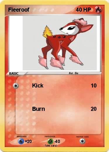 Pokemon Fieeroof