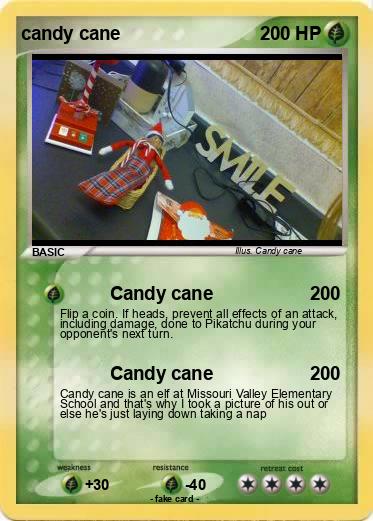 Pokemon candy cane