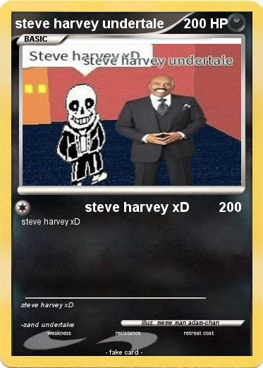 Pokemon steve harvey undertale