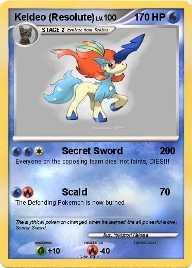 Pokemon Keldeo (Resolute)