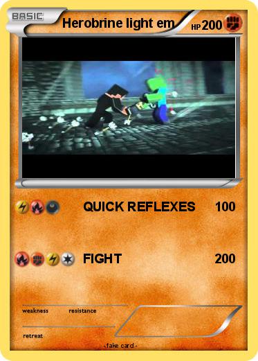 Pokemon Herobrine light em