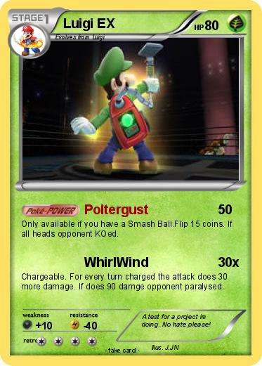 Pokemon Luigi EX