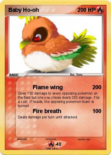 Pokemon Baby Ho-oh