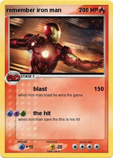 Pokemon remember iron man