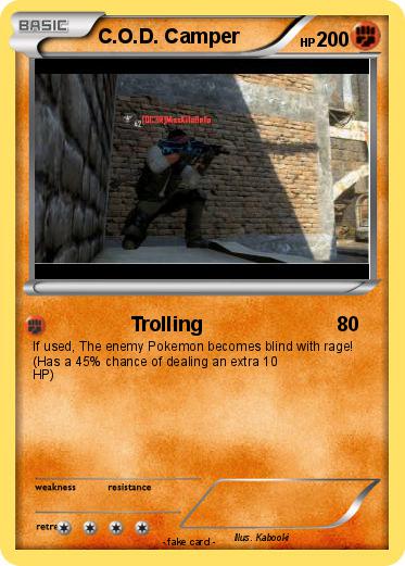 Pokemon C.O.D. Camper