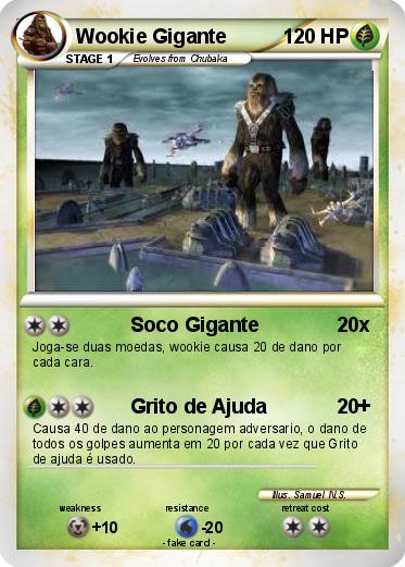 Pokemon Wookie Gigante
