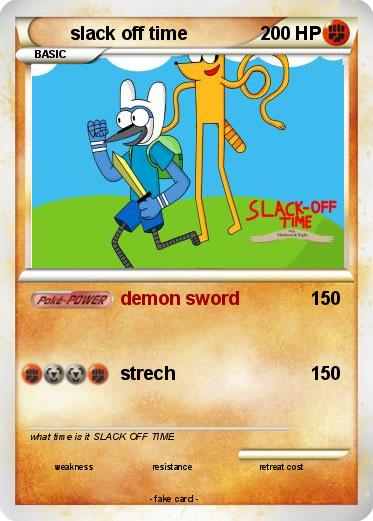 Pokemon slack off time