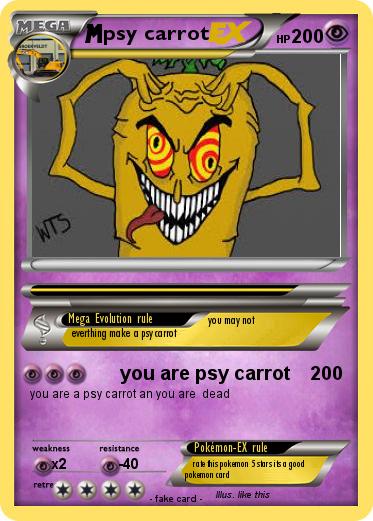 Pokemon psy carrot
