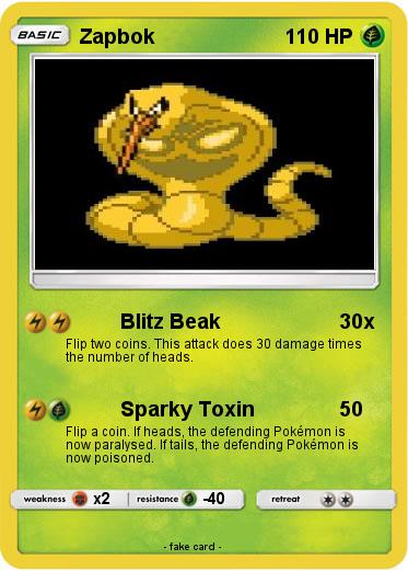 Pokemon Zapbok