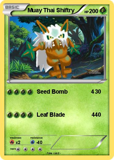 Pokemon Muay Thai Shiftry