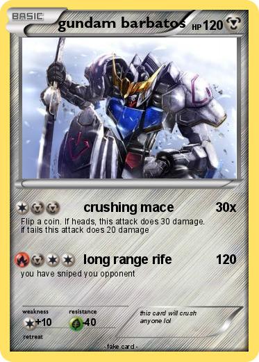 Pokemon gundam barbatos