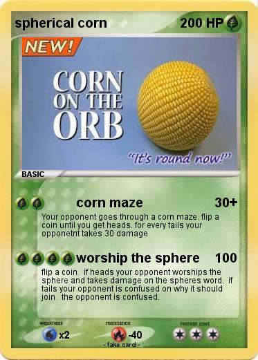 Pokemon spherical corn