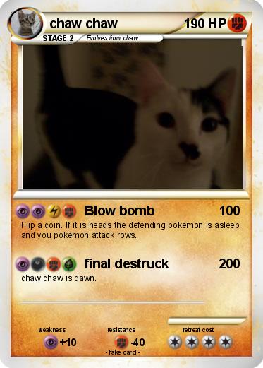 Pokemon chaw chaw