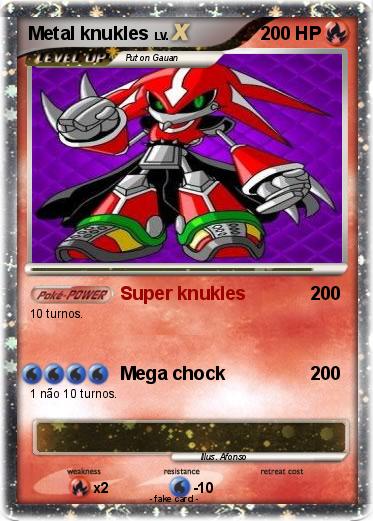 Pokemon Metal knukles