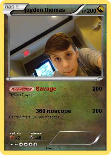 Pokemon jayden thomas
