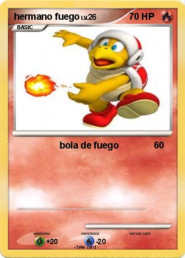 Pokemon hermano fuego