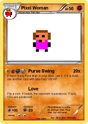 Pokemon Pixel Woman