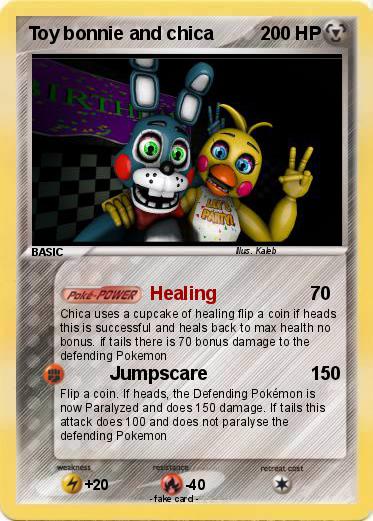 Pokemon Toy bonnie and chica