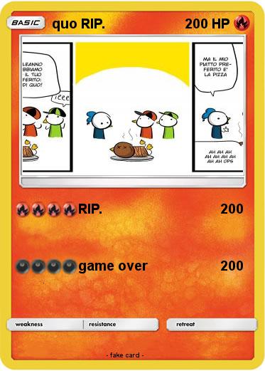 Pokemon quo RIP.