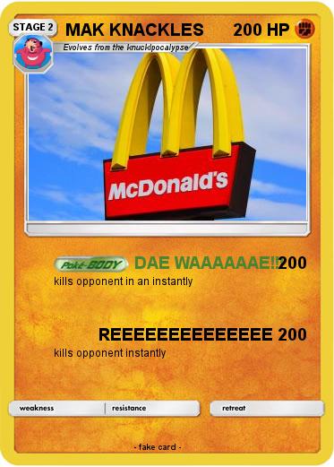 Pokemon MAK KNACKLES