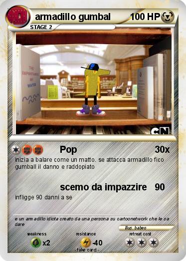 Pokemon armadillo gumbal