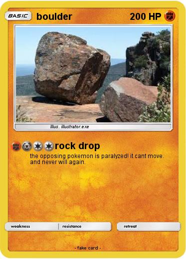 Pokemon boulder