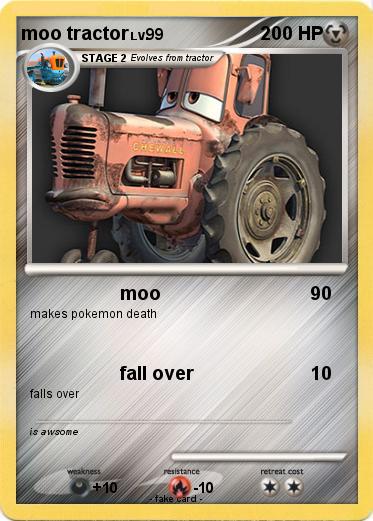 Pokemon moo tractor