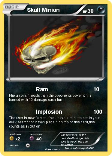 Pokemon Skull Minion