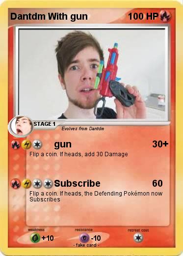 Pokemon Dantdm With gun