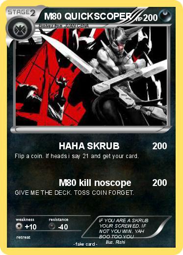 Pokemon M80 QUICKSCOPER