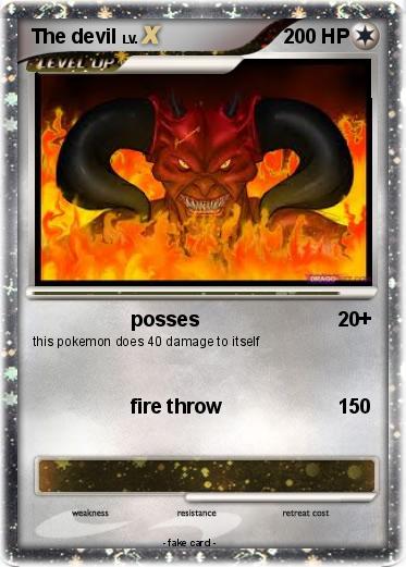 Pokemon The devil