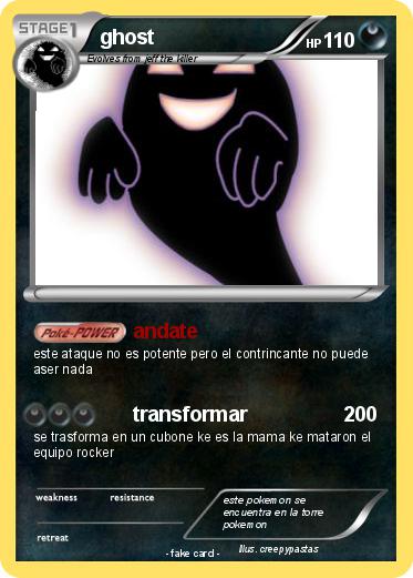Pokemon ghost